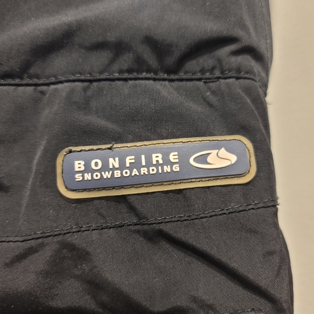 Bonfire Waterproof Snowboarding Black Snow Pants - S